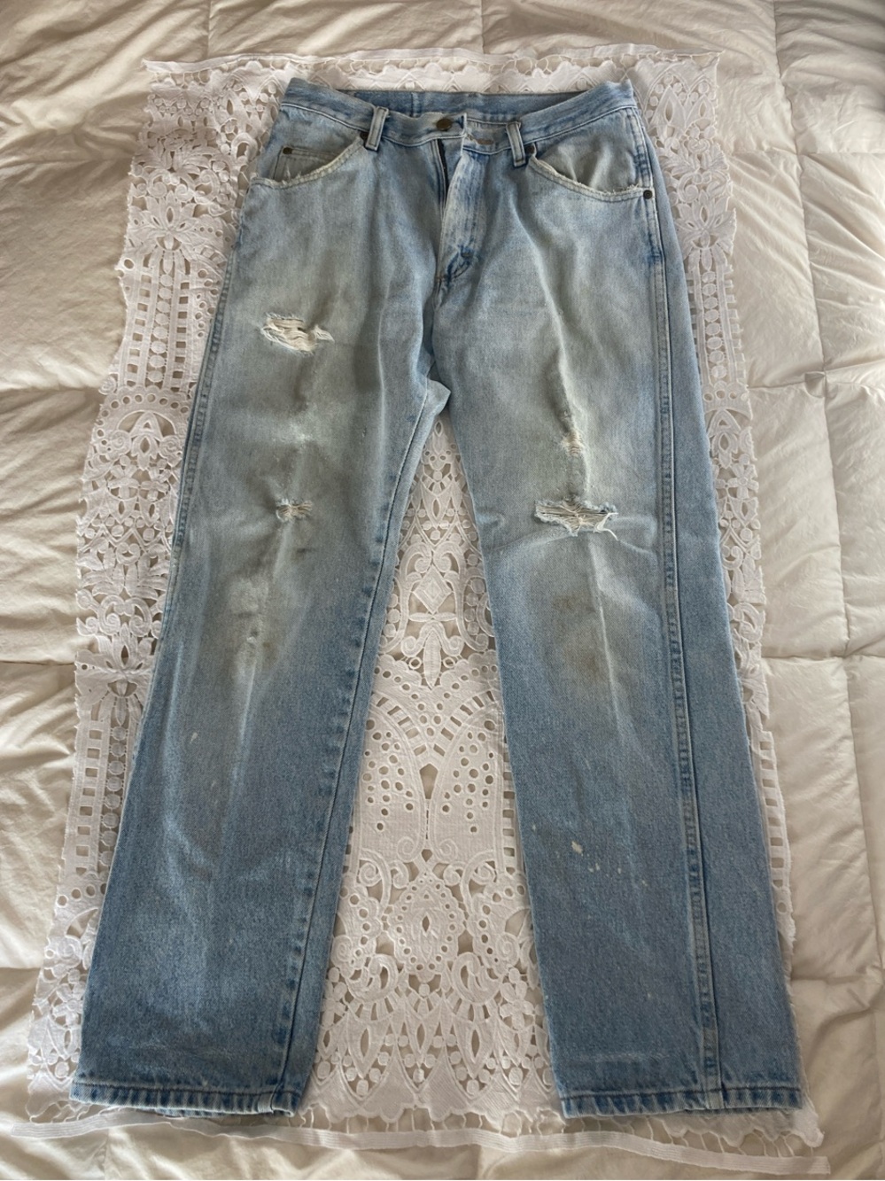 Men's Vintage Wrangler Jeans - Size 31/32 - Regular Fit
